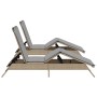 Sun loungers with cushions 2 units synthetic rattan beige by , Loungers - Ref: Foro24-3261581, Price: 275,34 €, Discount: %