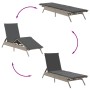 Sun loungers with cushions 2 units light gray synthetic rattan by , Loungers - Ref: Foro24-3261583, Price: 275,34 €, Discount: %