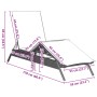 Sun loungers with cushions 2 units light gray synthetic rattan by , Loungers - Ref: Foro24-3261583, Price: 275,34 €, Discount: %