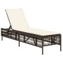 Sun loungers with cushions 2 units synthetic brown rattan by , Loungers - Ref: Foro24-3261597, Price: 273,47 €, Discount: %