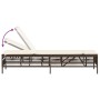 Sun loungers with cushions 2 units synthetic brown rattan by , Loungers - Ref: Foro24-3261597, Price: 273,47 €, Discount: %