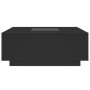 Mesa de centro con LED Infinity negra 100x100x40 cm de , Mesas de centro - Ref: Foro24-3284043, Precio: 218,85 €, Descuento: %