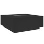 Mesa de centro con LED Infinity negra 100x100x40 cm de , Mesas de centro - Ref: Foro24-3284043, Precio: 218,85 €, Descuento: %