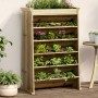 6-tier pine wood herb planter impregnated with 69x40x101.5cm dimensions. by , Pots and planters - Ref: Foro24-855057, Price: ...