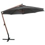 Hanging umbrella and anthracite gray fir wood stick 3.5x2.9 m by vidaXL, Umbrellas - Ref: Foro24-313768, Price: 172,79 €, Dis...