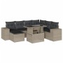 Set de sofás de jardín 8 pzas y cojines ratán sintético gris de , Conjuntos de jardín - Ref: Foro24-3269332, Precio: 626,44 €...