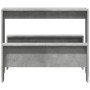 Mesa y bancos de comedor 3 pzas madera ingeniería gris hormigón de , muebles para cocinas y comedores - Ref: Foro24-855533, P...