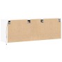 Wall-mounted TV stand with LED lights white 130x31x45 cm by , TV Furniture - Ref: Foro24-852299, Price: 115,07 €, Discount: %