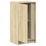 Aparador con LED madera ingeniería roble Sonoma 42,5x34x85 cm de , Aparadores - Ref: Foro24-852140, Precio: 64,41 €, Descuent...