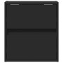 Wall-mounted TV stand with LED lights black 41x31x45 cm by , TV Furniture - Ref: Foro24-852273, Price: 61,11 €, Discount: %