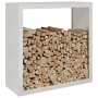 Stainless steel firewood rack 100x40x100 cm by , Firewood bags and holders - Ref: Foro24-850972, Price: 188,45 €, Discount: %