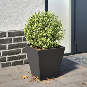 Black steel hexagonal planter 30x30x30 cm by , Pots and planters - Ref: Foro24-851038, Price: 33,99 €, Discount: %