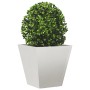 Stainless steel hexagonal planter 30x30x30 cm by , Pots and planters - Ref: Foro24-851046, Price: 43,35 €, Discount: %