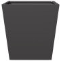 Black steel planter 40x40x40 cm by , Pots and planters - Ref: Foro24-851052, Price: 45,99 €, Discount: %