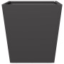 Black steel planter 40x40x40 cm by , Pots and planters - Ref: Foro24-851052, Price: 45,99 €, Discount: %