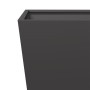 Black steel planter 40x40x40 cm by , Pots and planters - Ref: Foro24-851052, Price: 45,99 €, Discount: %