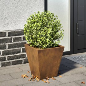 Hexagonal rusty steel planter 30x30x30 cm by , Pots and planters - Ref: Foro24-851050, Price: 32,74 €, Discount: %