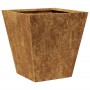 Hexagonal rusty steel planter 30x30x30 cm by , Pots and planters - Ref: Foro24-851050, Price: 32,74 €, Discount: %