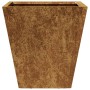 Hexagonal rusty steel planter 30x30x30 cm by , Pots and planters - Ref: Foro24-851050, Price: 32,74 €, Discount: %