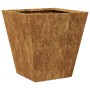 Hexagonal rusty steel planter 30x30x30 cm by , Pots and planters - Ref: Foro24-851050, Price: 32,74 €, Discount: %