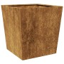 Rusted steel planter 50x50x50 cm by , Pots and planters - Ref: Foro24-851078, Price: 70,53 €, Discount: %