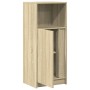 Aparador con LED madera ingeniería roble Sonoma 42,5x34x100 cm de , Aparadores - Ref: Foro24-852154, Precio: 69,64 €, Descuen...