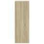 Aparador con LED madera ingeniería roble Sonoma 42,5x34x100 cm de , Aparadores - Ref: Foro24-852154, Precio: 69,64 €, Descuen...