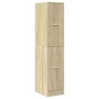 Medicine cabinet made of Sonoma oak wood veneer, 30x41x144.5 cm by , Lockers and storage cabinets - Ref: Foro24-855171, Price...