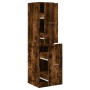 Medicine cabinet made of Sonoma oak wood veneer, 30x41x144.5 cm by , Lockers and storage cabinets - Ref: Foro24-855173, Price...