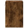 Wall-mounted bedside tables with LED lights 2 units smoked oak by , Nightstands - Ref: Foro24-3307970, Price: 102,61 €, Disco...