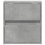 Muebles TV de pared luces LED 2 uds gris hormigón 41x31x45 cm de , Muebles TV - Ref: Foro24-852278, Precio: 102,61 €, Descuen...