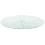 Tablero de mesa diseño mármol vidrio templado blanco Ø40x0,8 cm de , Tableros para mesas - Ref: Foro24-322246, Precio: 20,99 ...