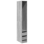 Armario de madera de ingeniería gris Sonoma 30x50x200 cm de , Armarios roperos - Ref: Foro24-3307743, Precio: 145,82 €, Descu...