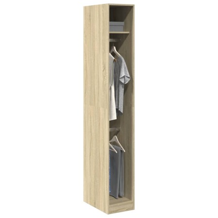 Armario de madera de ingeniería roble Sonoma 30x50x200 cm de , Armarios roperos - Ref: Foro24-3307776, Precio: 124,25 €, Desc...