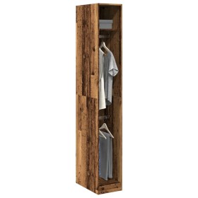 Engineered wood aged wood wardrobe 30x50x200 cm by , Wardrobes - Ref: Foro24-3307781, Price: 123,99 €, Discount: %