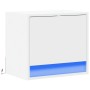 Mesita de noche de pared con luces LED blanco de , Mesitas de noche - Ref: Foro24-852075, Precio: 49,01 €, Descuento: %