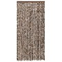 Brown and white chenille mosquito net curtain 100x220 cm by vidaXL, Mosquito nets for windows - Ref: Foro24-325453, Price: 61...