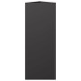 Triangular planters 2 units black steel 30x26x75 cm by , Pots and planters - Ref: Foro24-851144, Price: 84,68 €, Discount: %