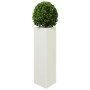 Triangular planters 2 units black steel 30x26x75 cm by , Pots and planters - Ref: Foro24-851146, Price: 88,44 €, Discount: %