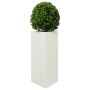 Jardinera triangular acero blanco 40x34,5x70 cm de , Maceteros y jardineras - Ref: Foro24-851159, Precio: 62,65 €, Descuento: %