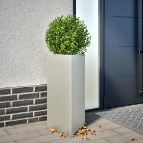 Stainless steel triangular planter 40x34.5x70 cm by , Pots and planters - Ref: Foro24-851165, Price: 84,99 €, Discount: %