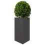 Triangular black steel planter 50x43x75 cm by , Pots and planters - Ref: Foro24-851171, Price: 69,99 €, Discount: %