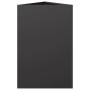 Triangular black steel planter 50x43x75 cm by , Pots and planters - Ref: Foro24-851171, Price: 69,99 €, Discount: %