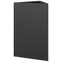 Triangular black steel planter 50x43x75 cm by , Pots and planters - Ref: Foro24-851171, Price: 69,99 €, Discount: %