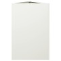 Triangular white steel planter 50x43x75 cm by , Pots and planters - Ref: Foro24-851173, Price: 72,99 €, Discount: %