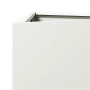 Triangular white steel planter 50x43x75 cm by , Pots and planters - Ref: Foro24-851173, Price: 72,99 €, Discount: %