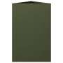 Triangular planters 2 units olive green steel 50x43x75 cm by , Pots and planters - Ref: Foro24-851178, Price: 129,66 €, Disco...