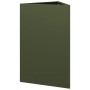 Triangular planters 2 units olive green steel 50x43x75 cm by , Pots and planters - Ref: Foro24-851178, Price: 129,66 €, Disco...