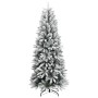 Artificial Christmas tree with 300 LED lights and flocked snow 180 cm by , Christmas trees - Ref: Foro24-3315765, Price: 130,...