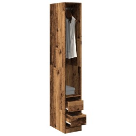 Engineered wood aged wood wardrobe 30x50x200 cm by , Wardrobes - Ref: Foro24-3307745, Price: 140,99 €, Discount: %